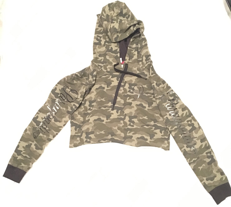 Paragondi Womens Crop Top Hoodie