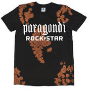 Paragondi Rockstar Distressed Bleached T-Shirt (Reflective)